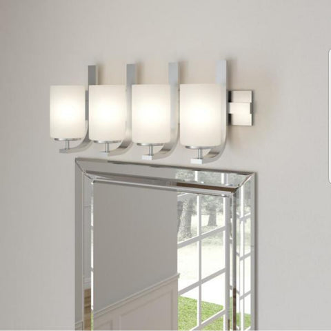 Thomas Lighting Pendenza 4-Light Brushed Nickel Wall Vanity Light