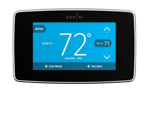 Emerson Emerson Sensi Touch Wi-Fi Smart Thermostat with Touchscreen Color Display, C-Wire Required