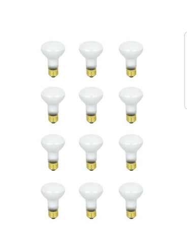 Feit Electric 45-Watt Soft White (2700K) R20 Dimmable Incandescent Flood Light Bulb Maintenance Pack (8 or 12-Pack)