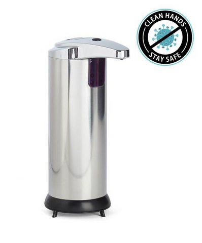 Better Living 8 oz. Touch-Free Soap/Lotion Dispenser in Stainless-Steel